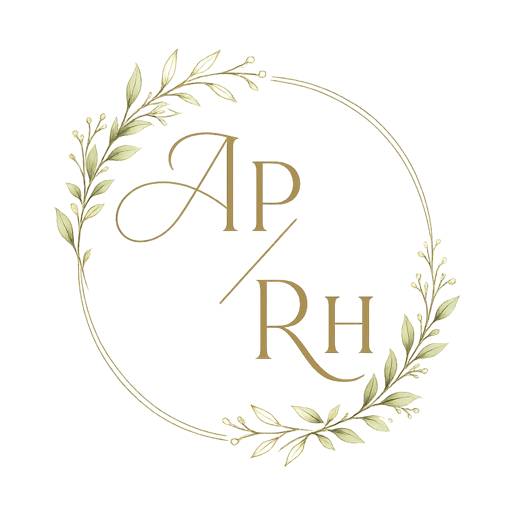 Logotipo do casamento de Ricardo e Ana